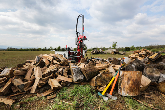 élagage paysage fendeuse à bois valence
